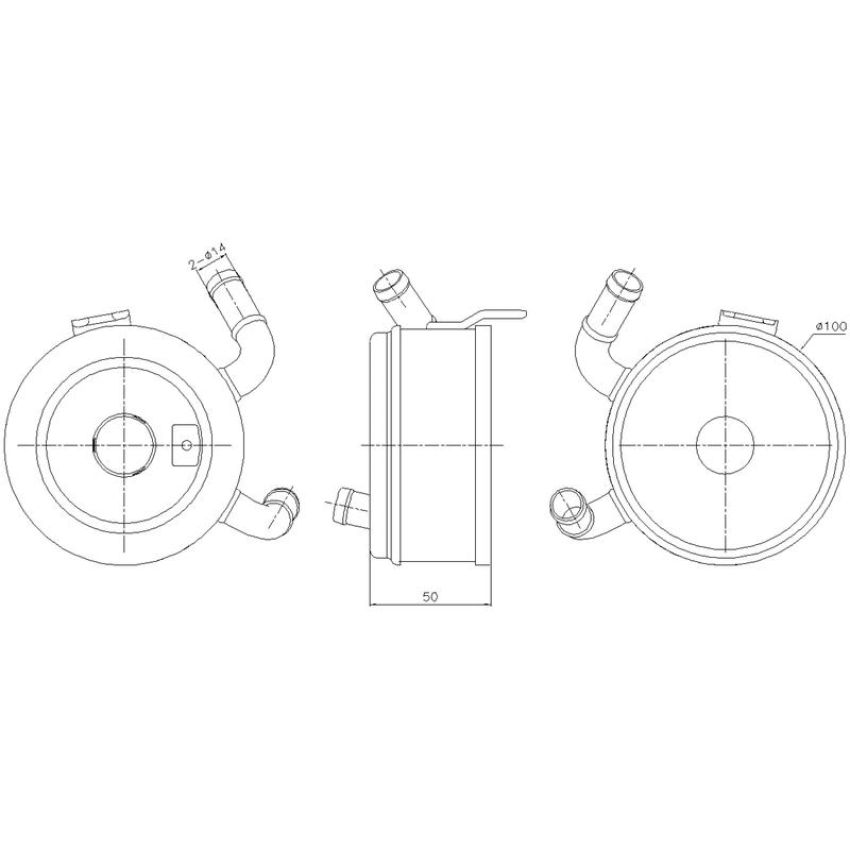 NISSENS 91371 Engine Oil Cooler