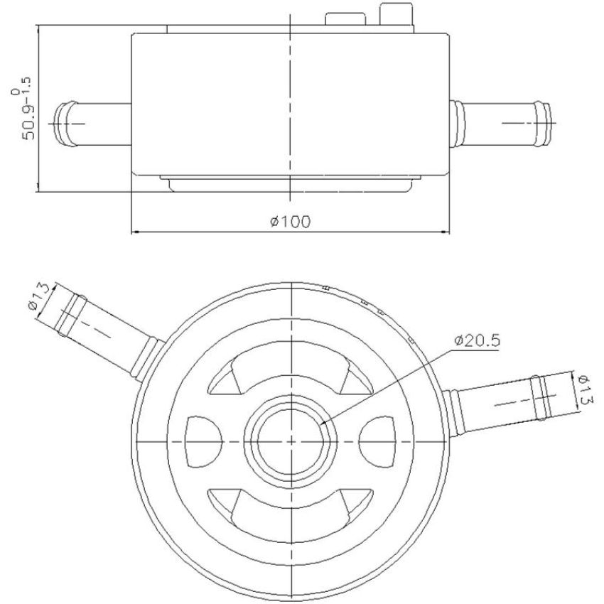 NISSENS 91435 Engine Oil Cooler
