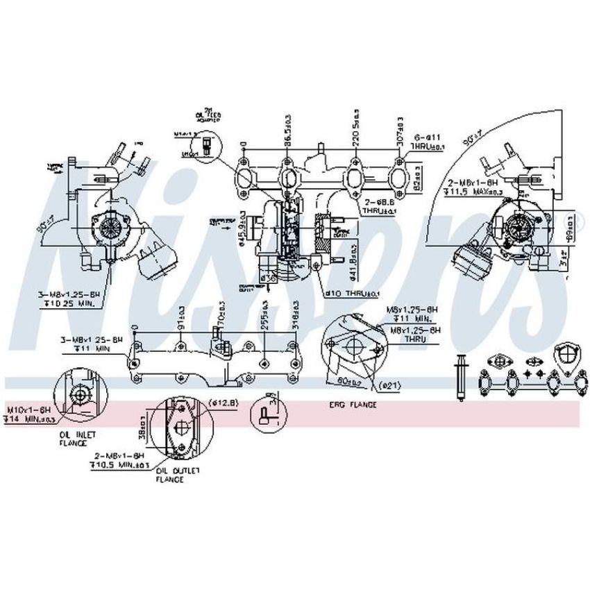 NISSENS 93090 Turbocharger