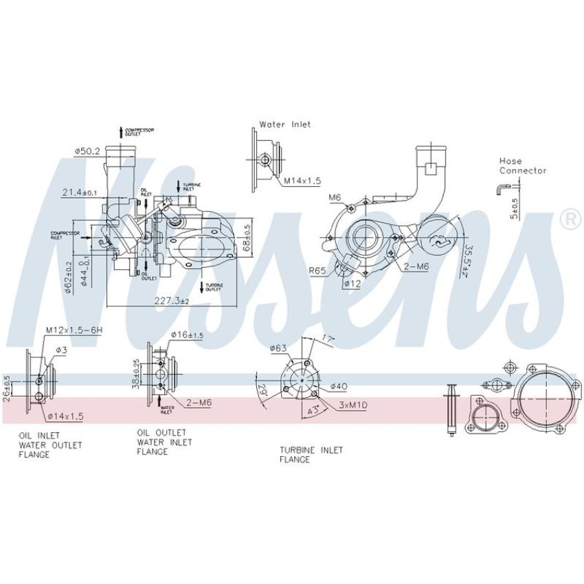 NISSENS 93169 Turbocharger