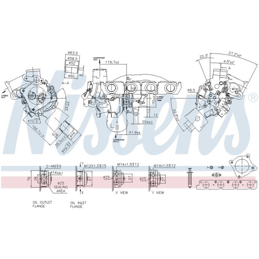 NISSENS 93193 Turbocharger