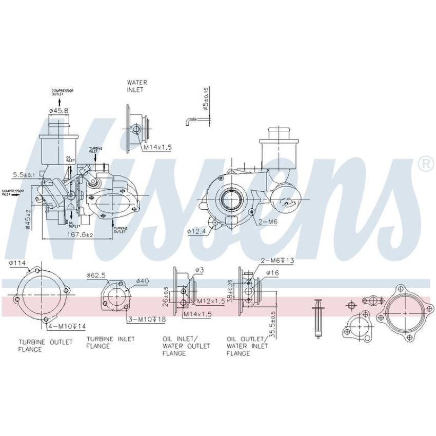 NISSENS 93222 Turbocharger