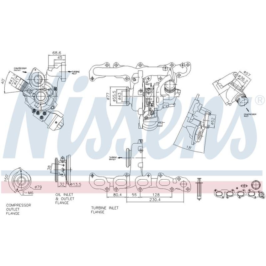NISSENS 93420 Turbocharger