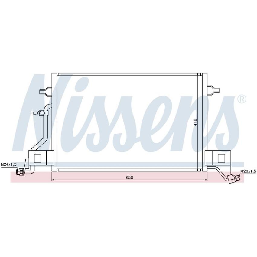 NISSENS 940002 Air Conditioning Condenser