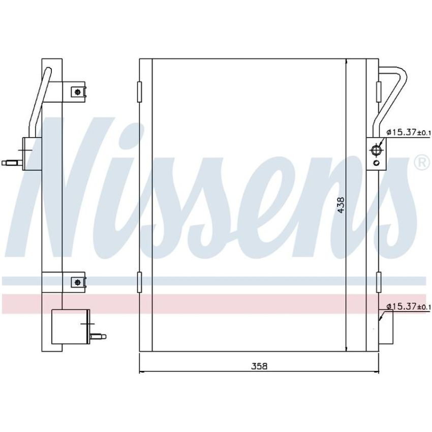 NISSENS 940019 Air Conditioning Condenser