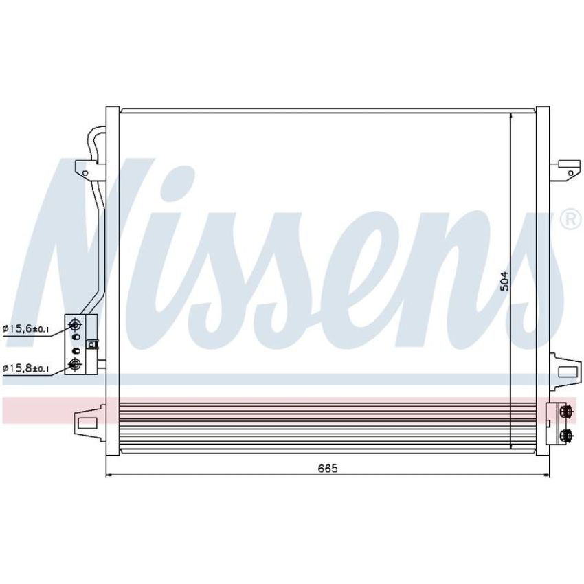 NISSENS 940098 Air Conditioning Condenser
