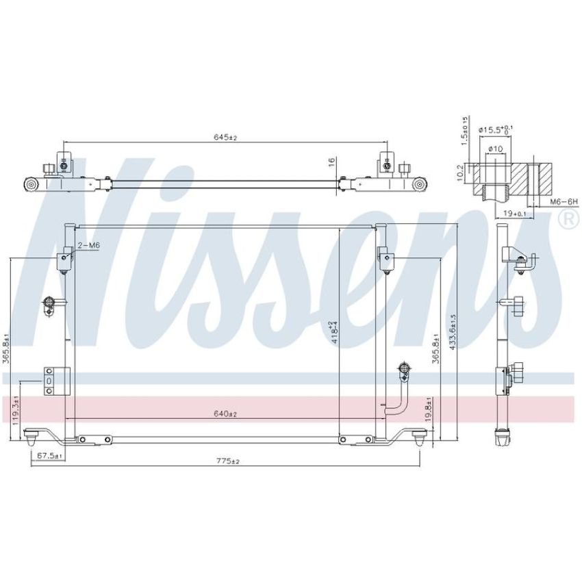 NISSENS 94056 Air Conditioning Condenser