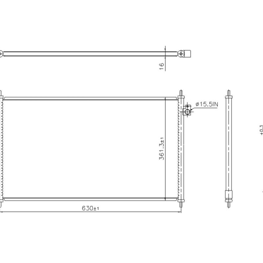 NISSENS 940917 Air Conditioning Condenser