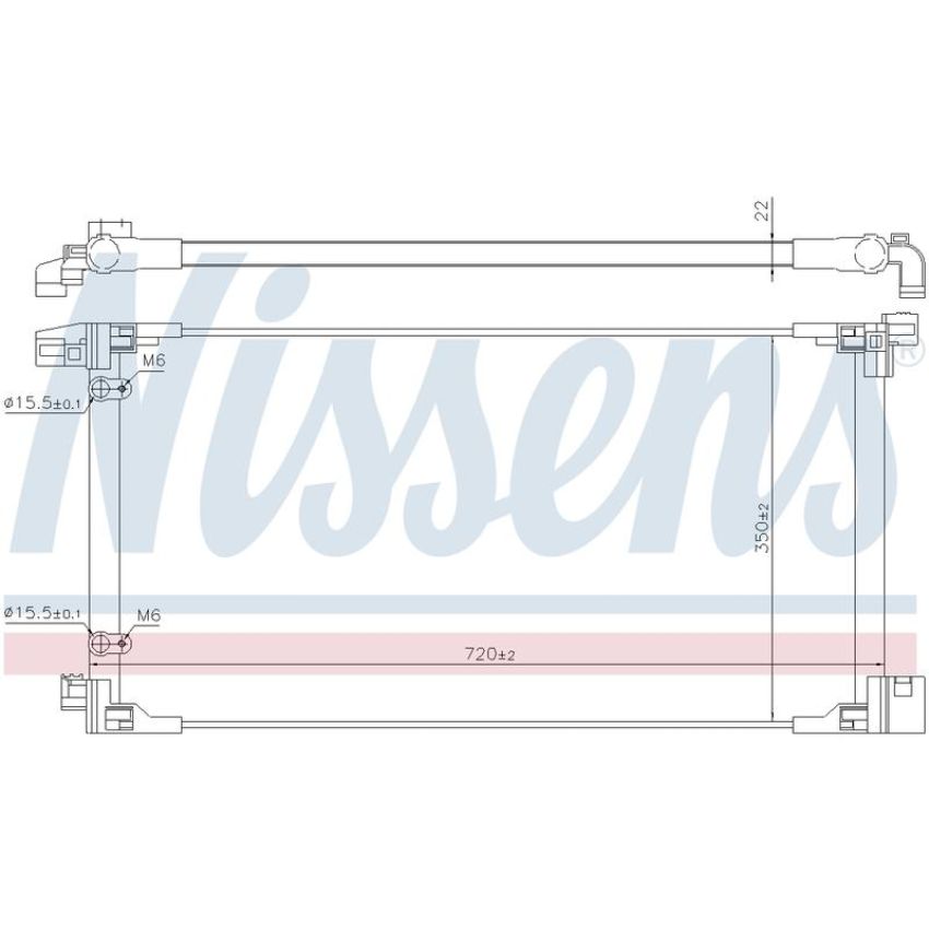 NISSENS 941220 Air Conditioning Condenser