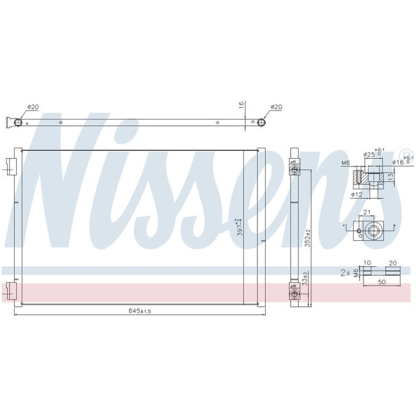 NISSENS 941297 Air Conditioning Condenser