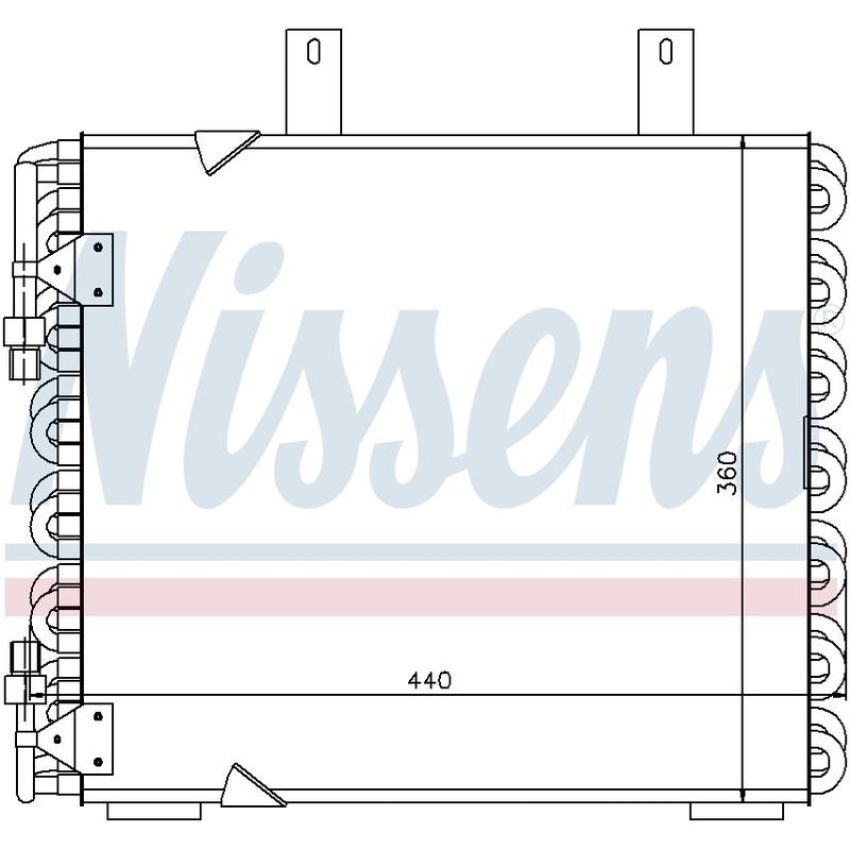 NISSENS 94172 Air Conditioning Condenser