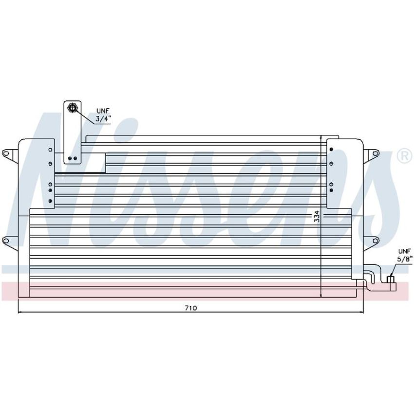 NISSENS 94179 Air Conditioning Condenser