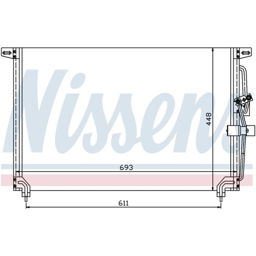 NISSENS 94232 Air Conditioning Condenser