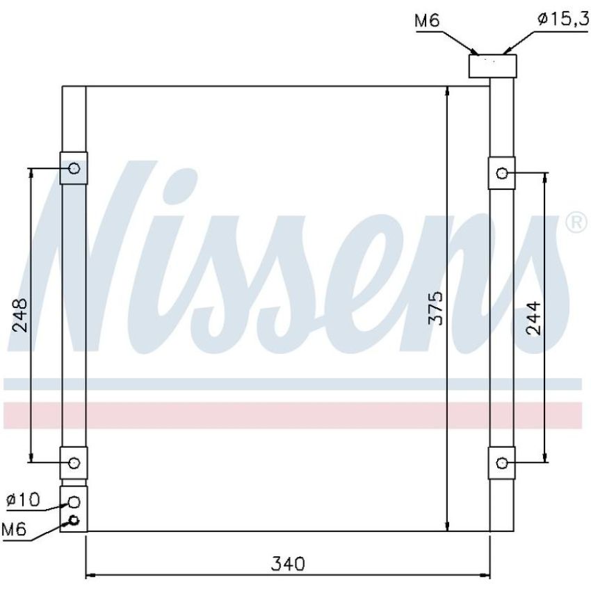 NISSENS 94290 Air Conditioning Condenser