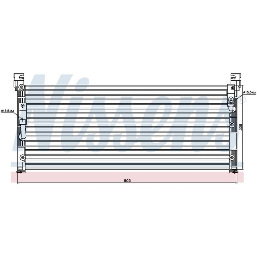NISSENS 94370 Air Conditioning Condenser