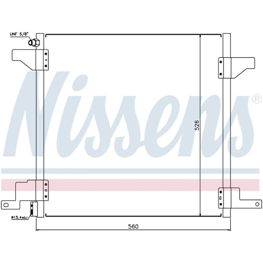 NISSENS 94390 Air Conditioning Condenser