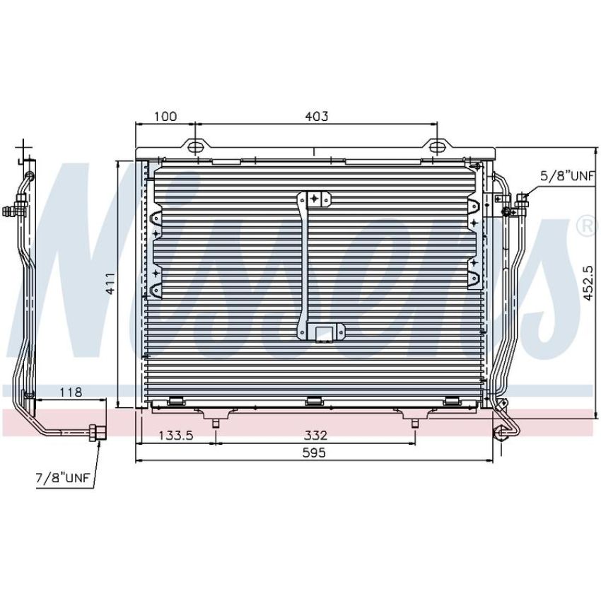 NISSENS 94426 Air Conditioning Condenser