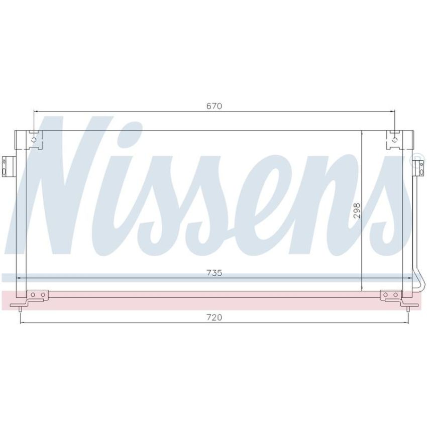 NISSENS 94507 Air Conditioning Condenser