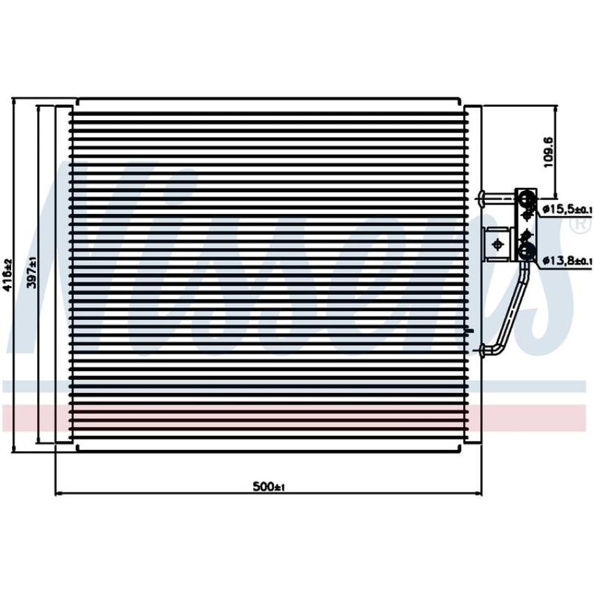 NISSENS 94529 Air Conditioning Condenser
