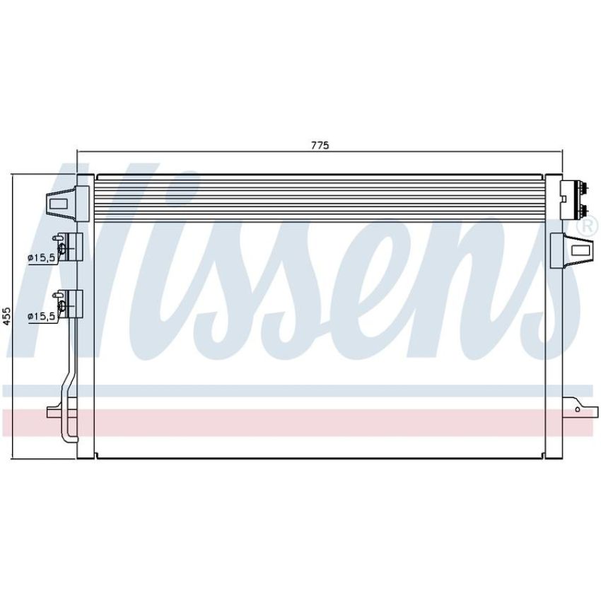 NISSENS 94929 Air Conditioning Condenser