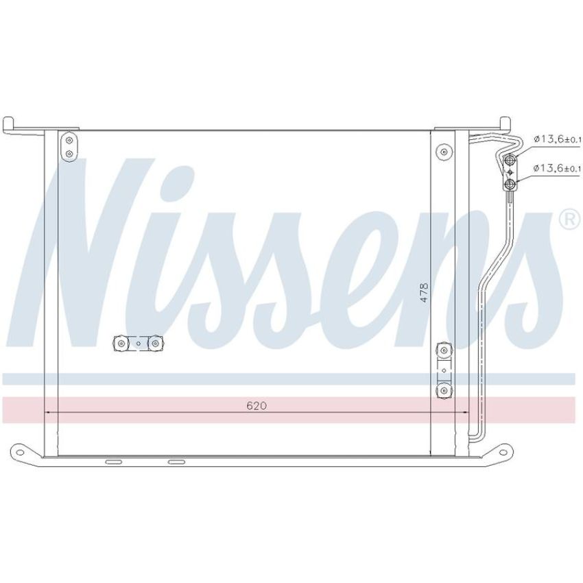 NISSENS 94980 Air Conditioning Condenser