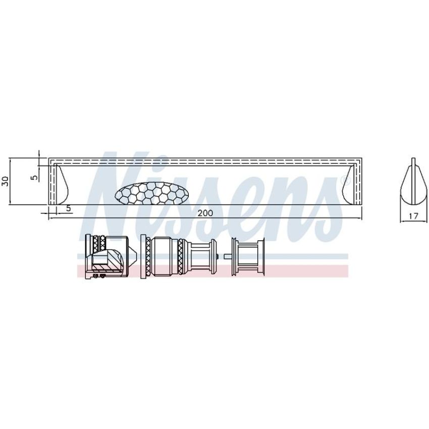 NISSENS 95351 Receiver Drier