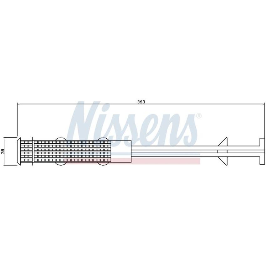 NISSENS 95357 Receiver Drier