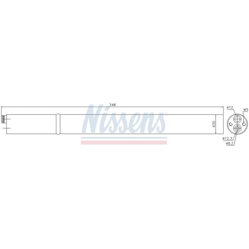 NISSENS 95366 Air Conditioning Receiver Drier