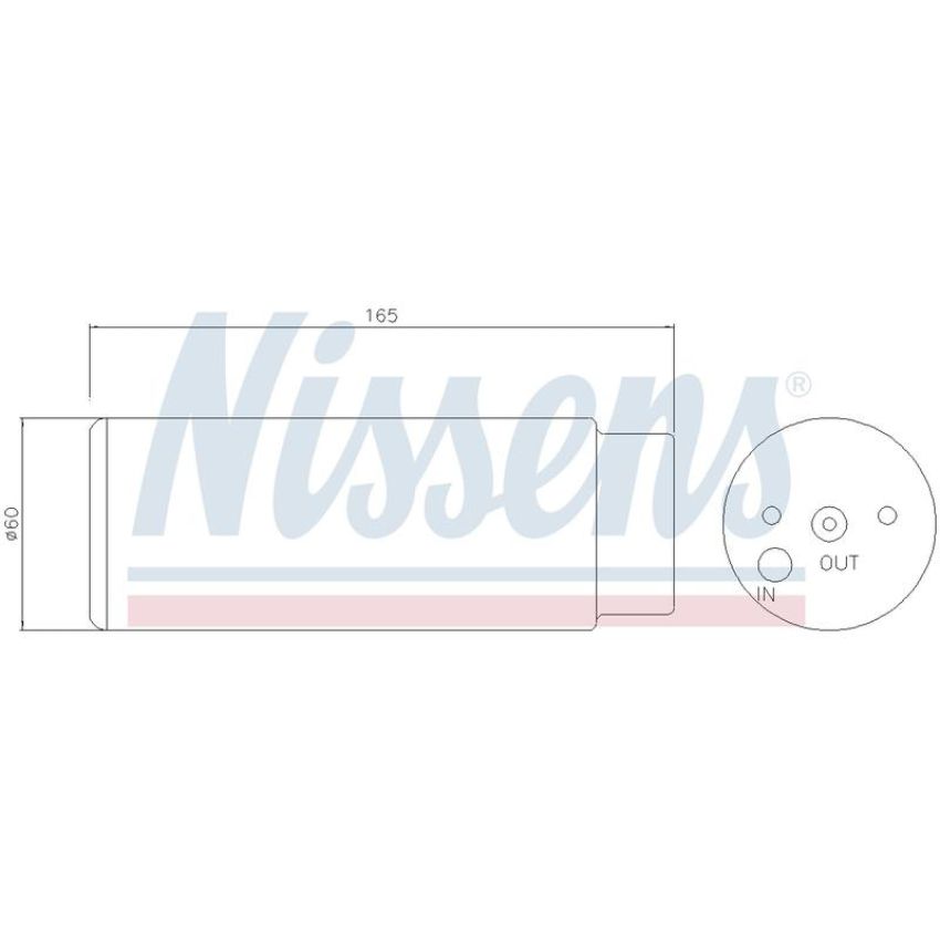 NISSENS 95380 Air Conditioning Receiver Drier