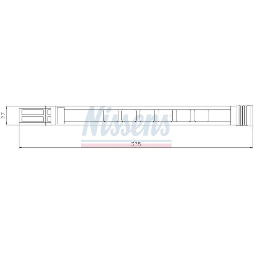NISSENS 95387 Receiver Drier