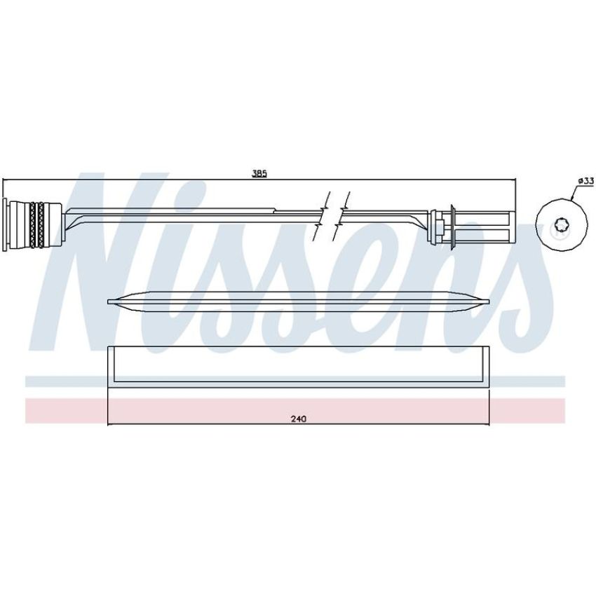 NISSENS 95466 Receiver Drier
