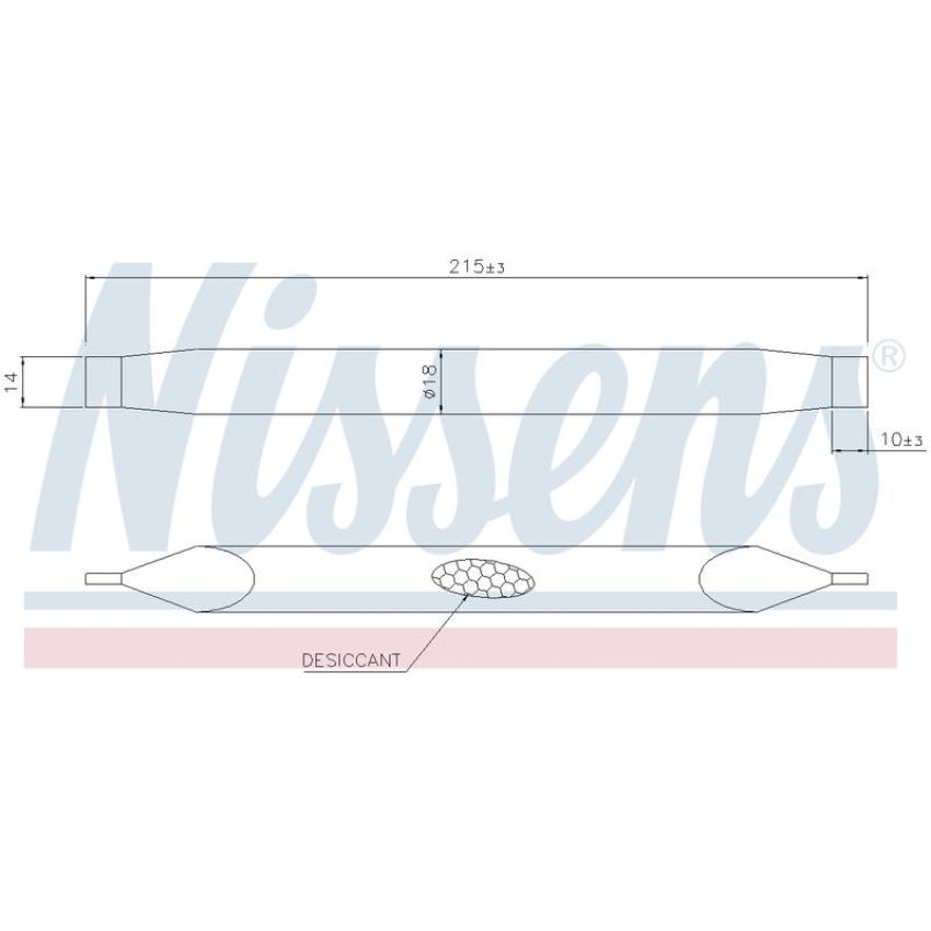 NISSENS 95771 Receiver Drier
