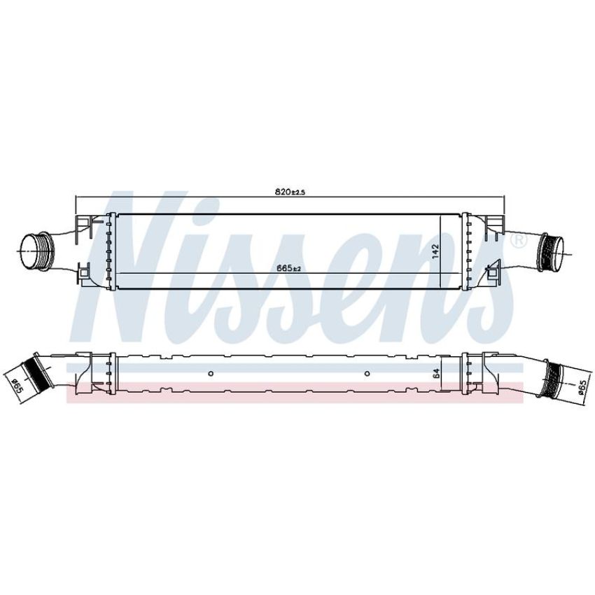 NISSENS 961466 Turbocharger Intercooler
