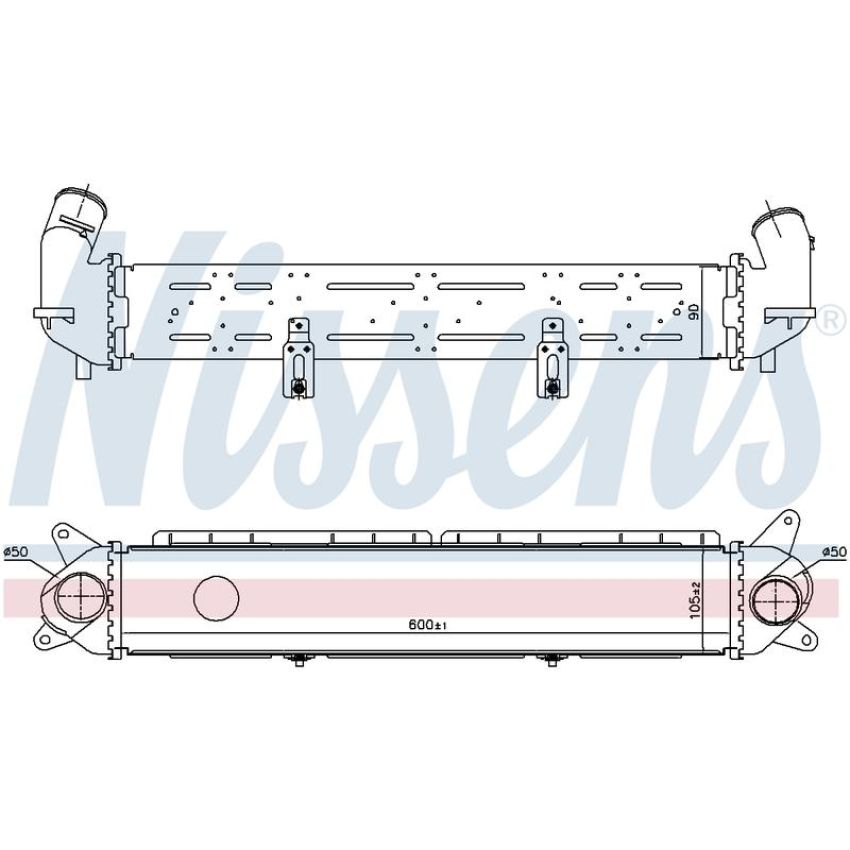 NISSENS 961489 Turbocharger Intercooler