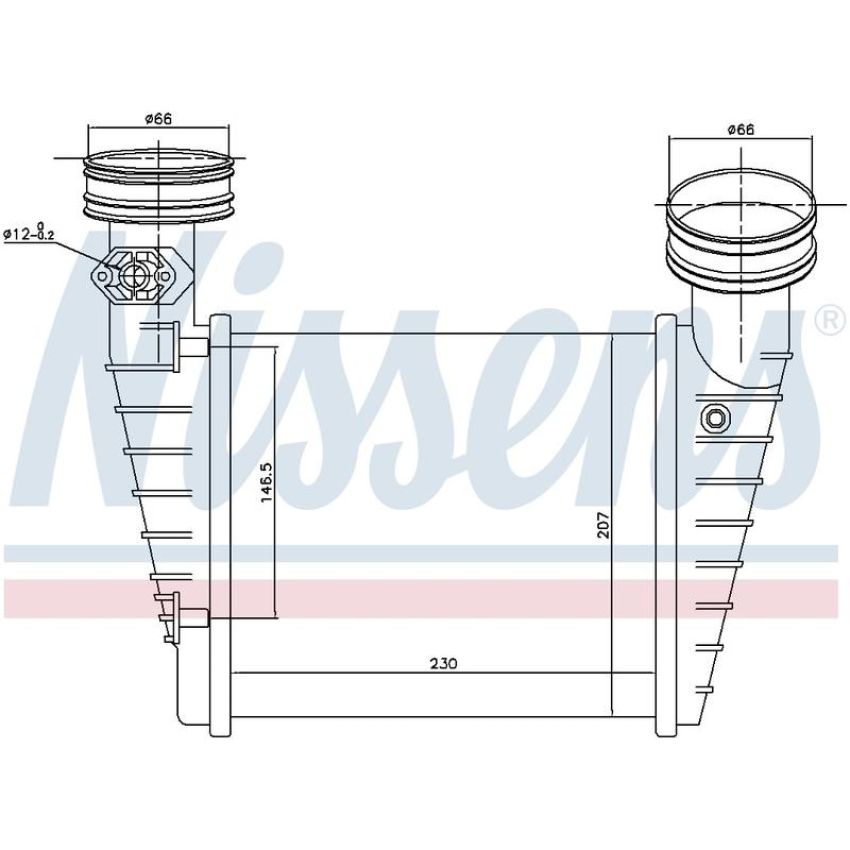 NISSENS 96731 Turbocharger Intercooler
