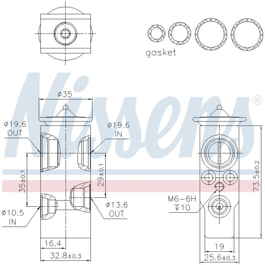 NISSENS 999397 Air Conditioning Expansion Valve