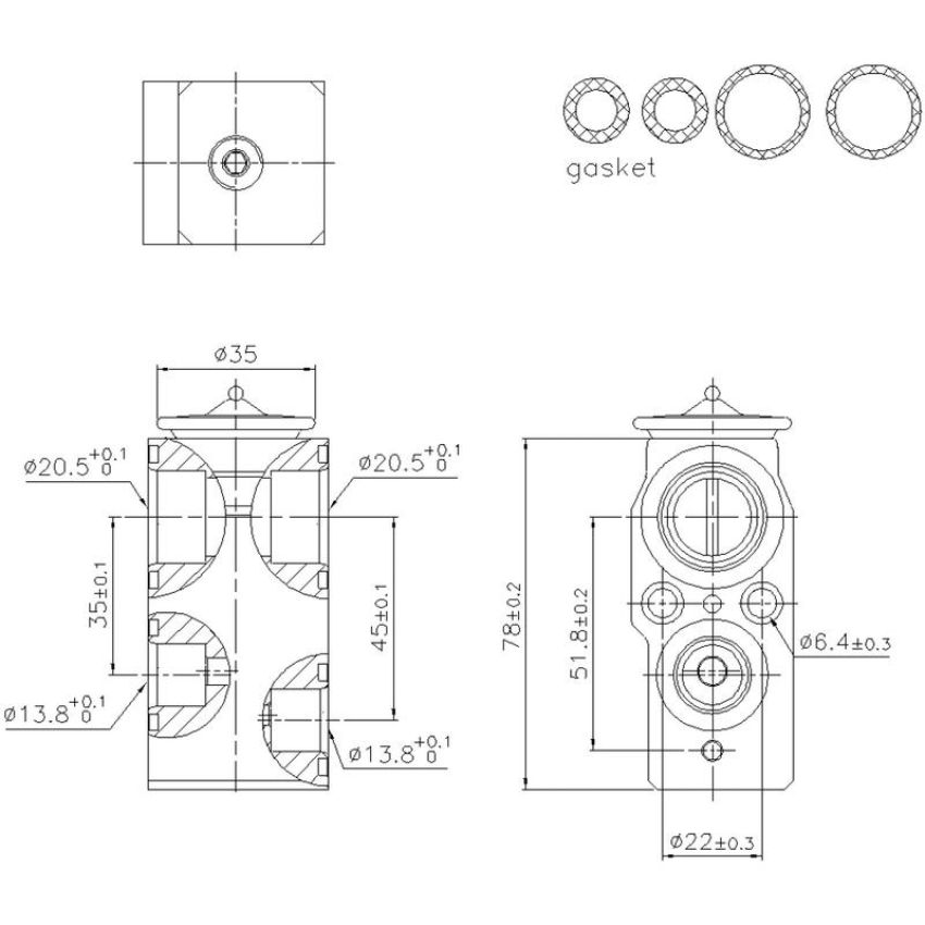 NISSENS 999421 Air Conditioning Expansion Valve