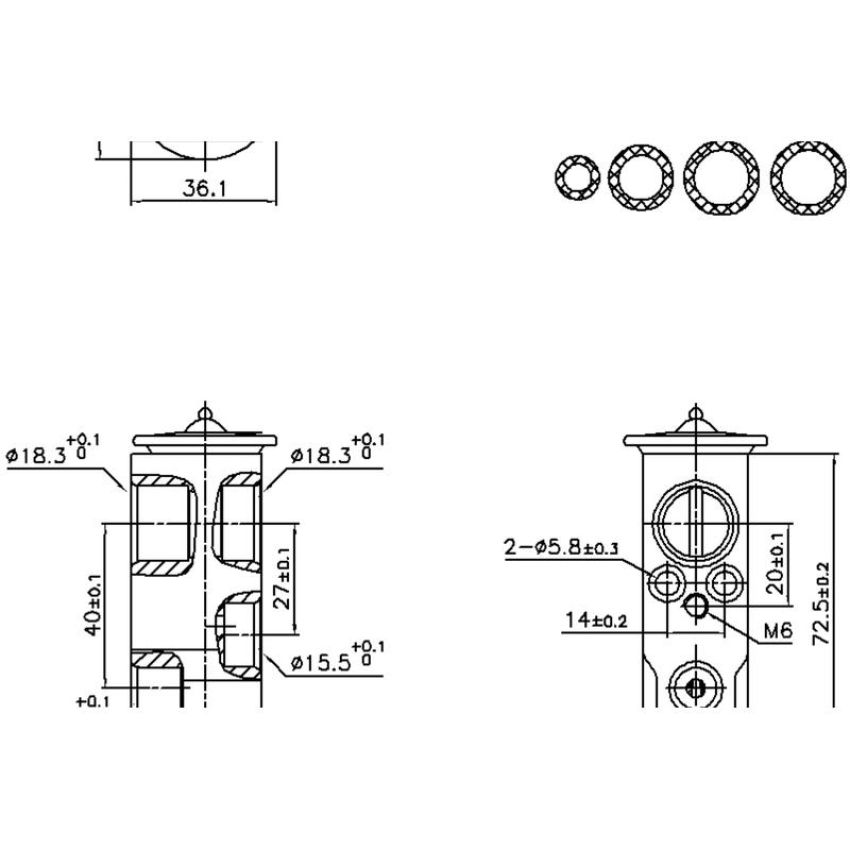 NISSENS 999455 Air Conditioning Expansion Valve