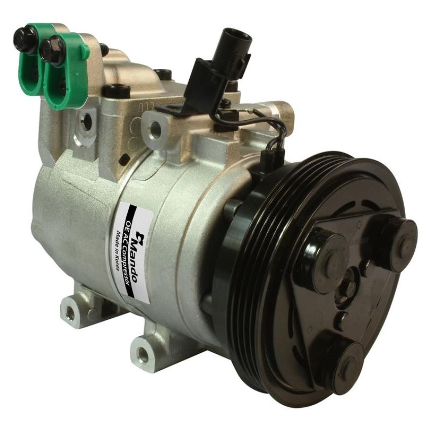 MANDO 10A1006 New OE AC Compressor w/ Clutch & Pre-filled Oil, Direct Replacement