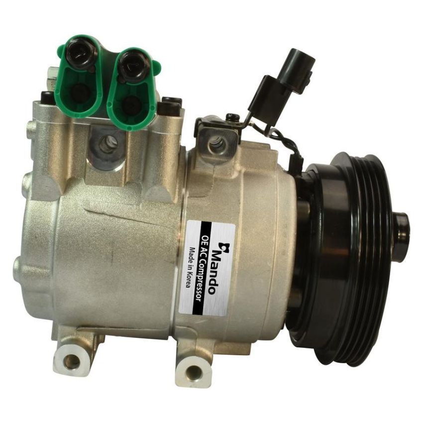 MANDO 10A1006 New OE AC Compressor w/ Clutch & Pre-filled Oil, Direct Replacement