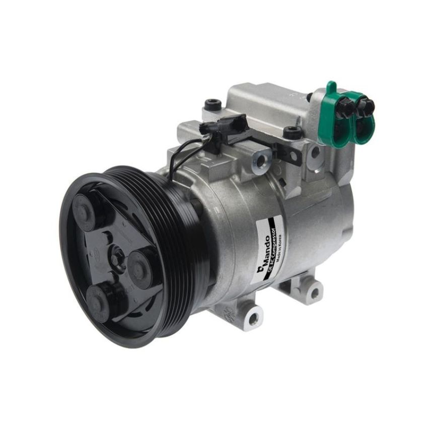 MANDO 10A1007 New OE AC Compressor w/ Clutch & Pre-filled Oil, Direct Replacement