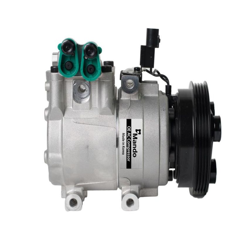 MANDO 10A1009 New OE AC Compressor w/ Clutch & Pre-filled Oil, Direct Replacement