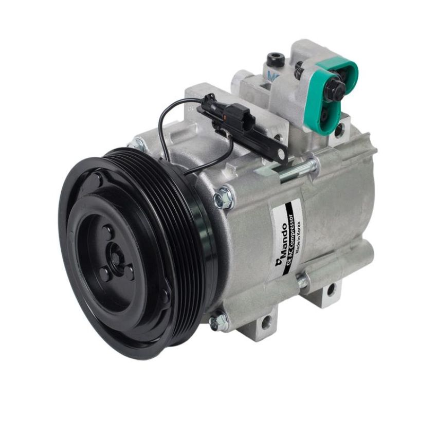 MANDO 10A1028 New OE AC Compressor w/ Clutch & Pre-filled Oil, Direct Replacement