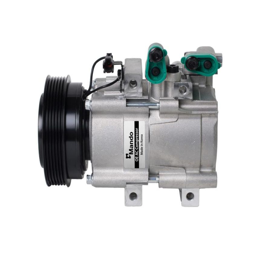 MANDO 10A1028 New OE AC Compressor w/ Clutch & Pre-filled Oil, Direct Replacement