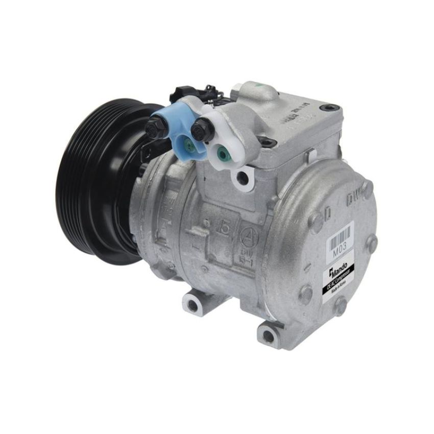 MANDO 10A1055 New OE AC Compressor w/ Clutch & Pre-filled Oil, Direct Replacement