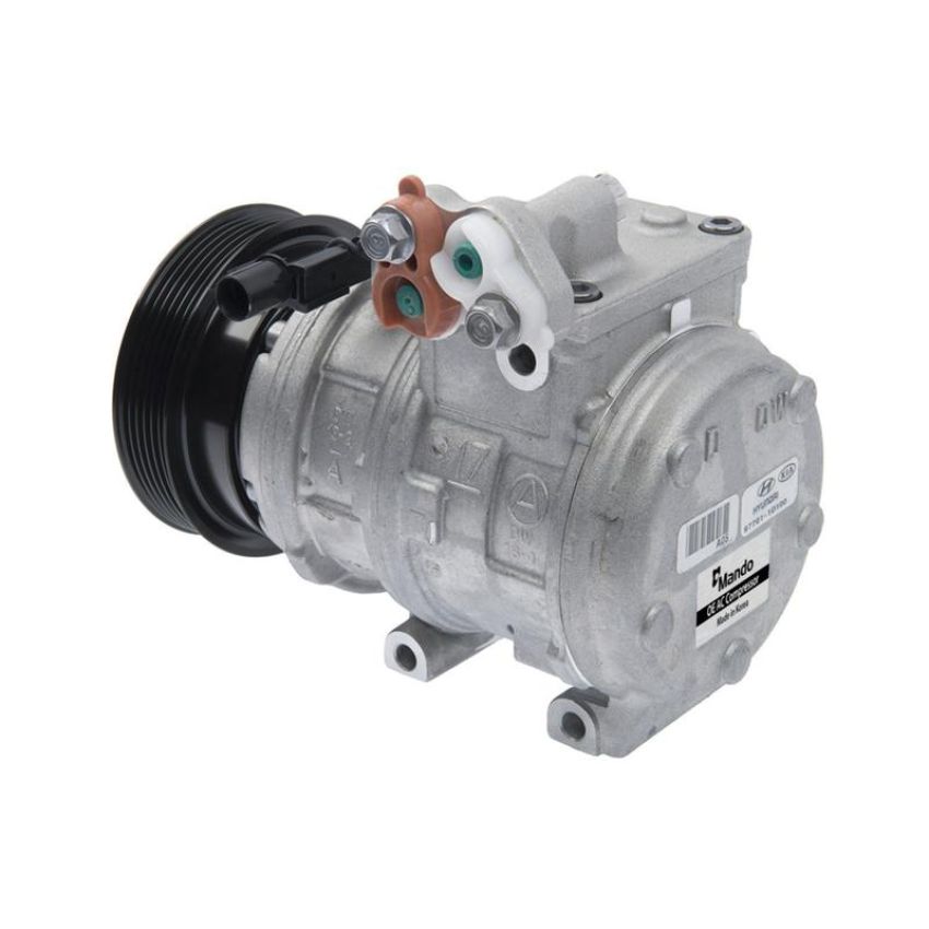 MANDO 10A1059 New OE AC Compressor w/ Clutch & Pre-filled Oil, Direct Replacement