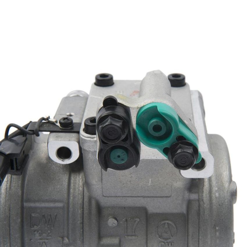 MANDO 10A1066 New OE AC Compressor w/ Clutch & Pre-filled Oil, Direct Replacement
