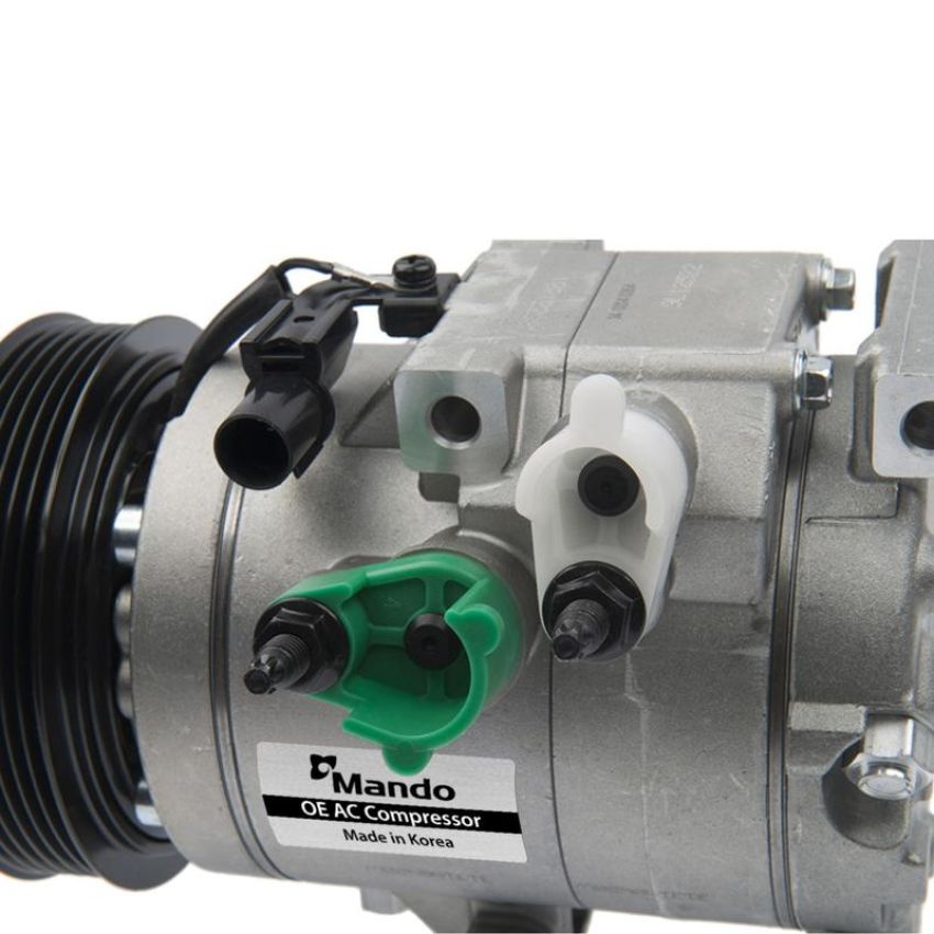 MANDO 10A1067 New OE AC Compressor w/ Clutch & Pre-filled Oil, Direct Replacement