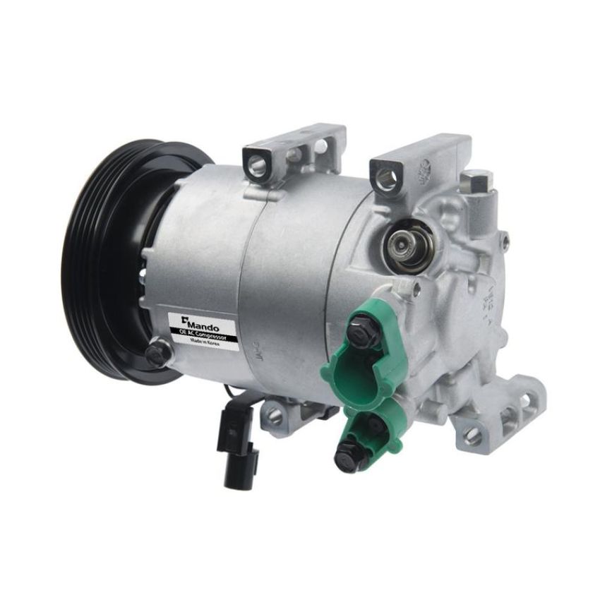 MANDO 10A1077 New OE AC Compressor w/ Clutch & Pre-filled Oil, Direct Replacement