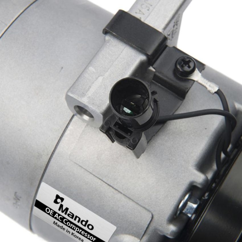 MANDO 10A1077 New OE AC Compressor w/ Clutch & Pre-filled Oil, Direct Replacement